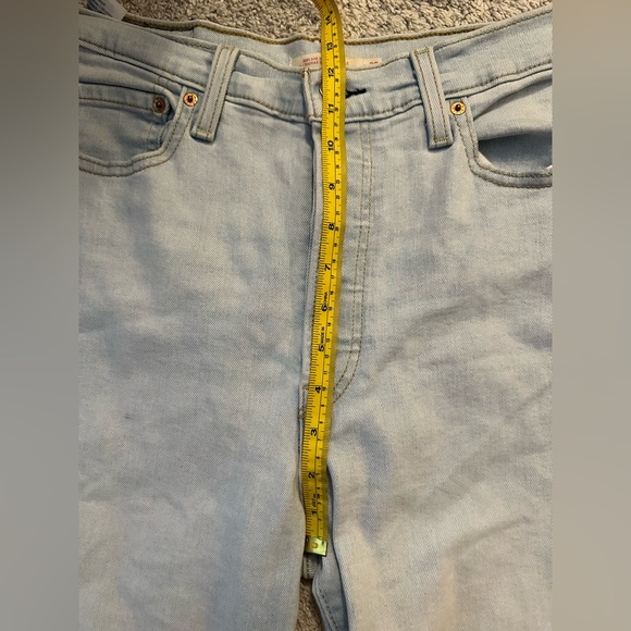 Levi’s Denim Jeans - Women’s Ribcage Straight Ankle Jeans - Size 29 - Light Blue - Picture 10 of 13